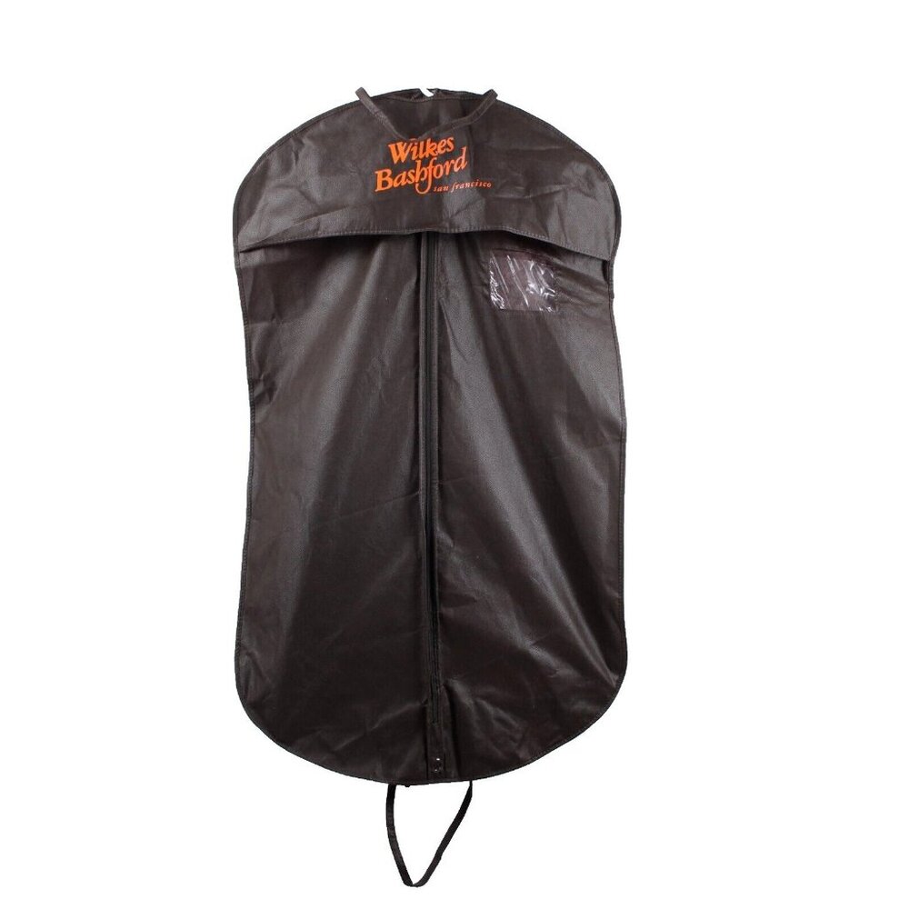 Wilkes Bashford San Francisco Brown Orange 42" Garment Holder Light Fabric Bag